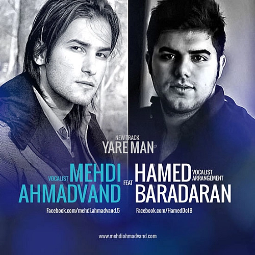 Cover artwork for Yare Man by Mehdi Ahmadvand Ft Hamed Baradaran